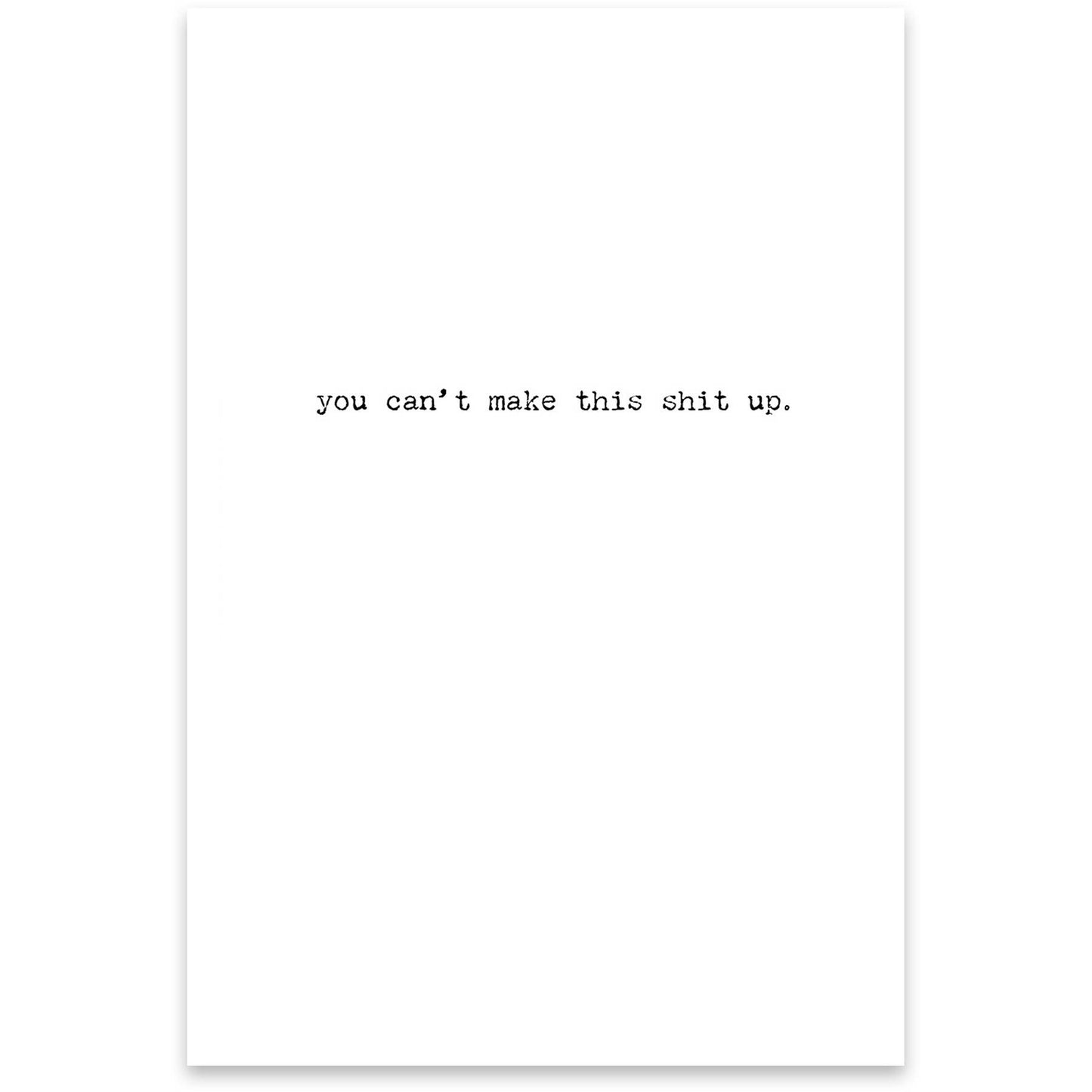 Reality Show Greeting Card