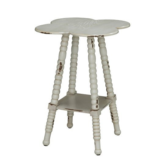 Clover Shaped Accent Table|8050