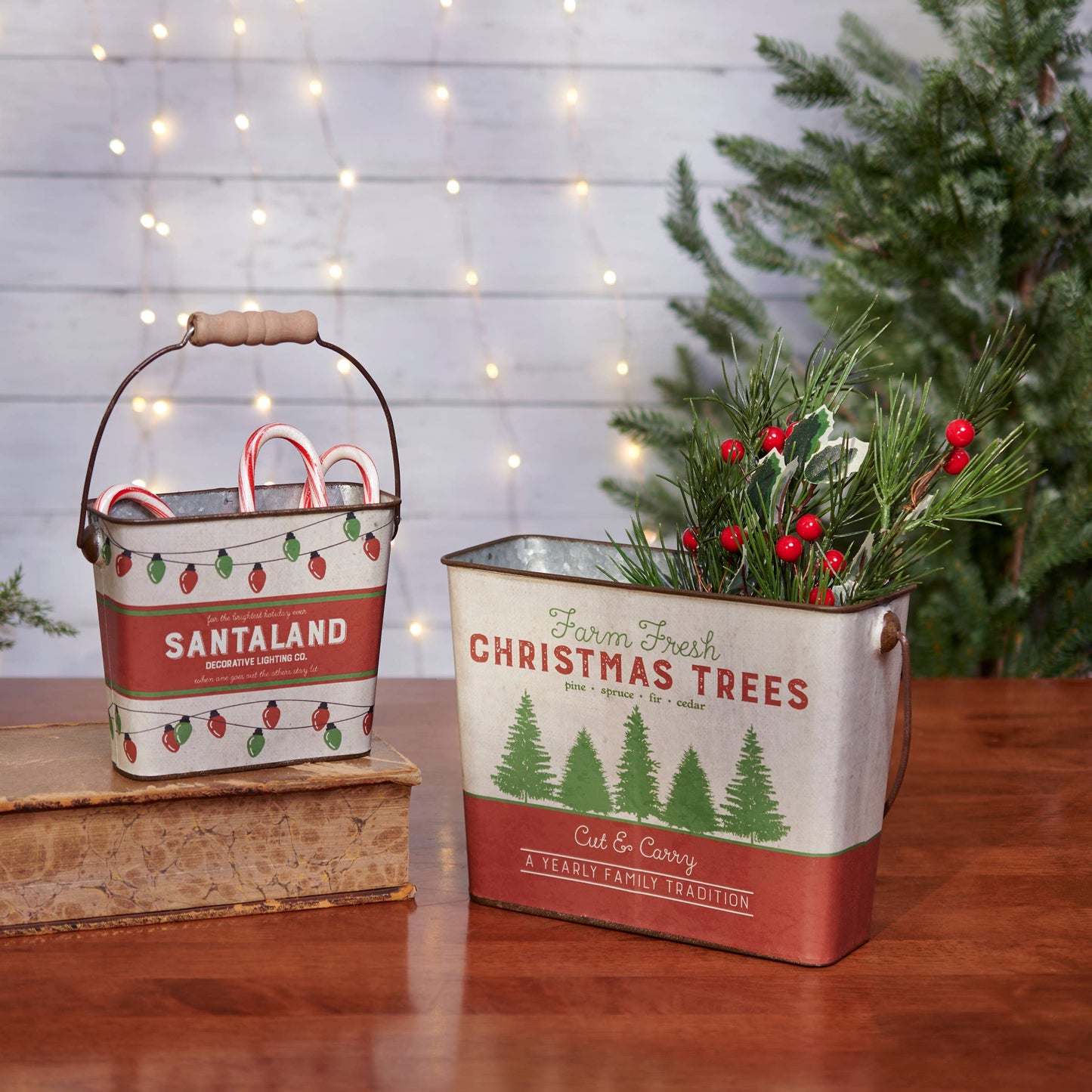 Primitives by Kathy - Santaland Bucket S