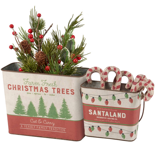 Primitives by Kathy - Santaland Bucket S