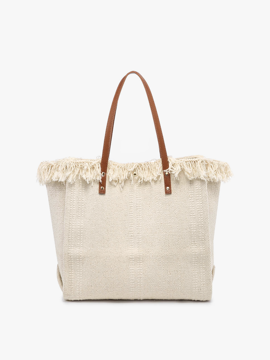 Jen & Co. - M2091 Madison Handwoven Fringe Tote