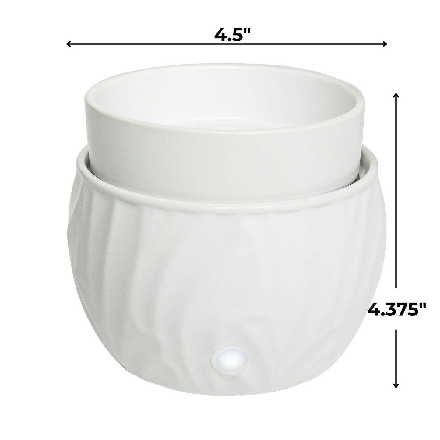 MVP Group International INC - Colonial Candle 3-in-1 Electric Warmer with Timer, Black