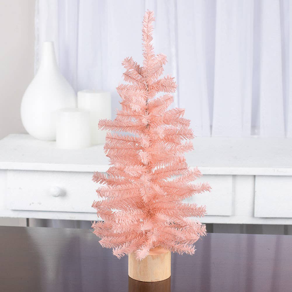 Factory Direct Craft - 18" Designer Pink Artificial Canadian Pine Tree