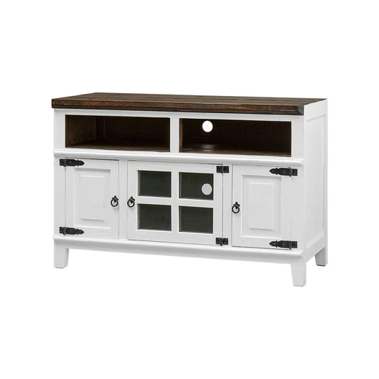 50" Hacienda TV Stand, Sanded White|16259