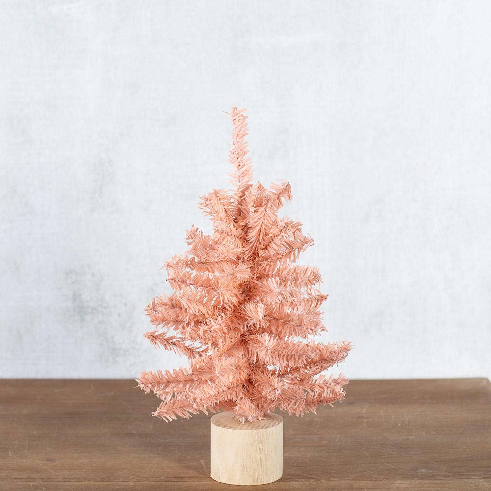 Factory Direct Craft - 12" Designer Pink Artificial Canadian Pine Tree