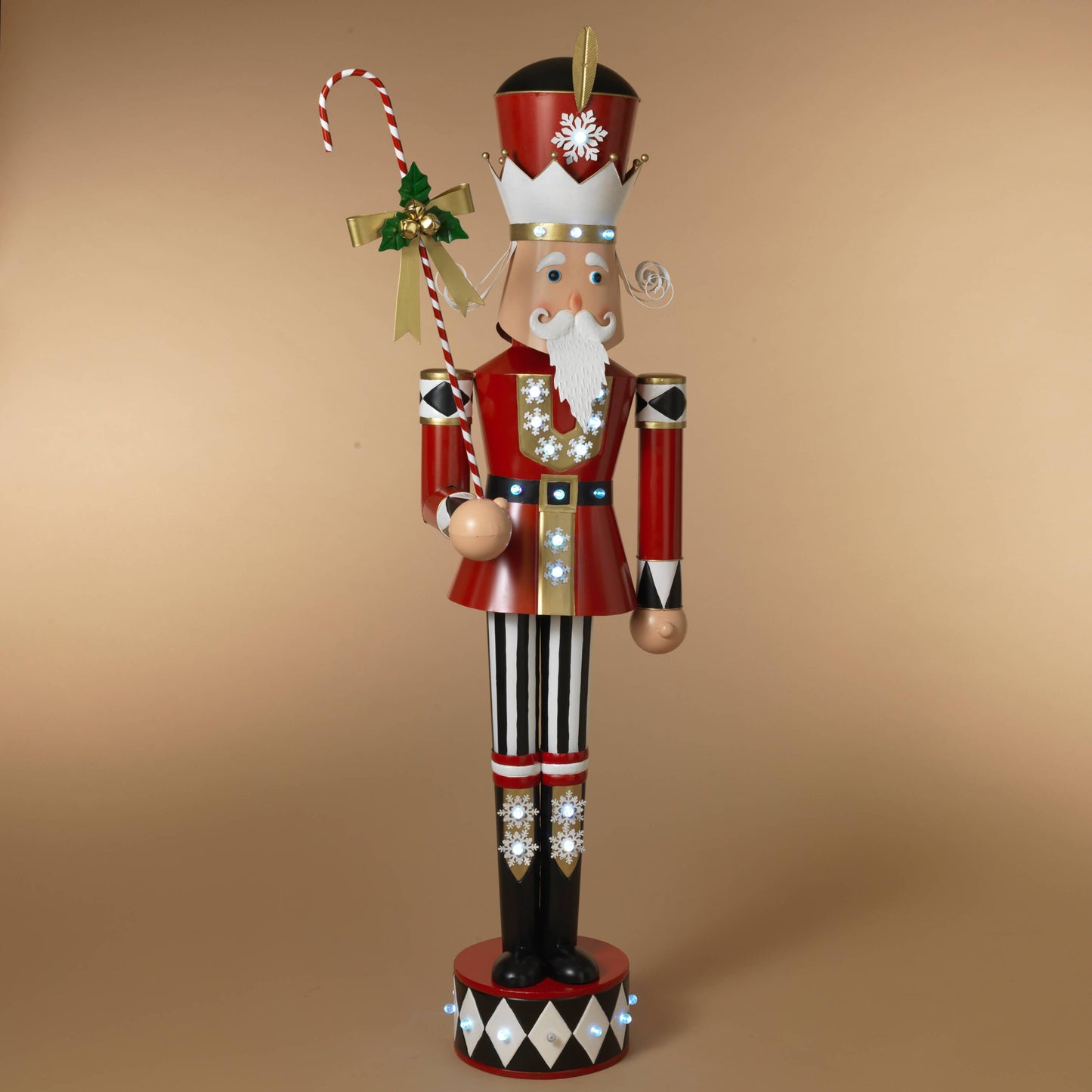 The Gerson Companies - Majestic 60 Inch Battery-Operated Lighted Metal Holiday Toy