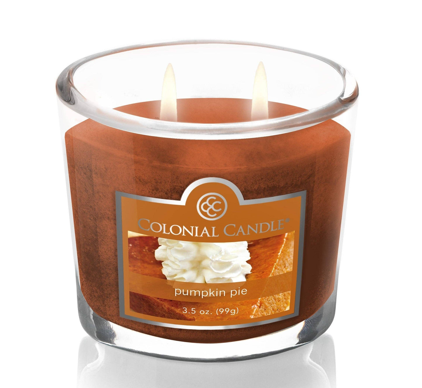 Classic Oval Pumpkin Pie, 2 Wick, 3.5oz