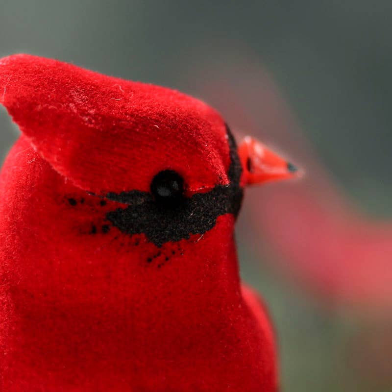 Factory Direct Craft - 6-1/2" Artificial Red Cardinal  w/clips (Pack of 12 Birds)