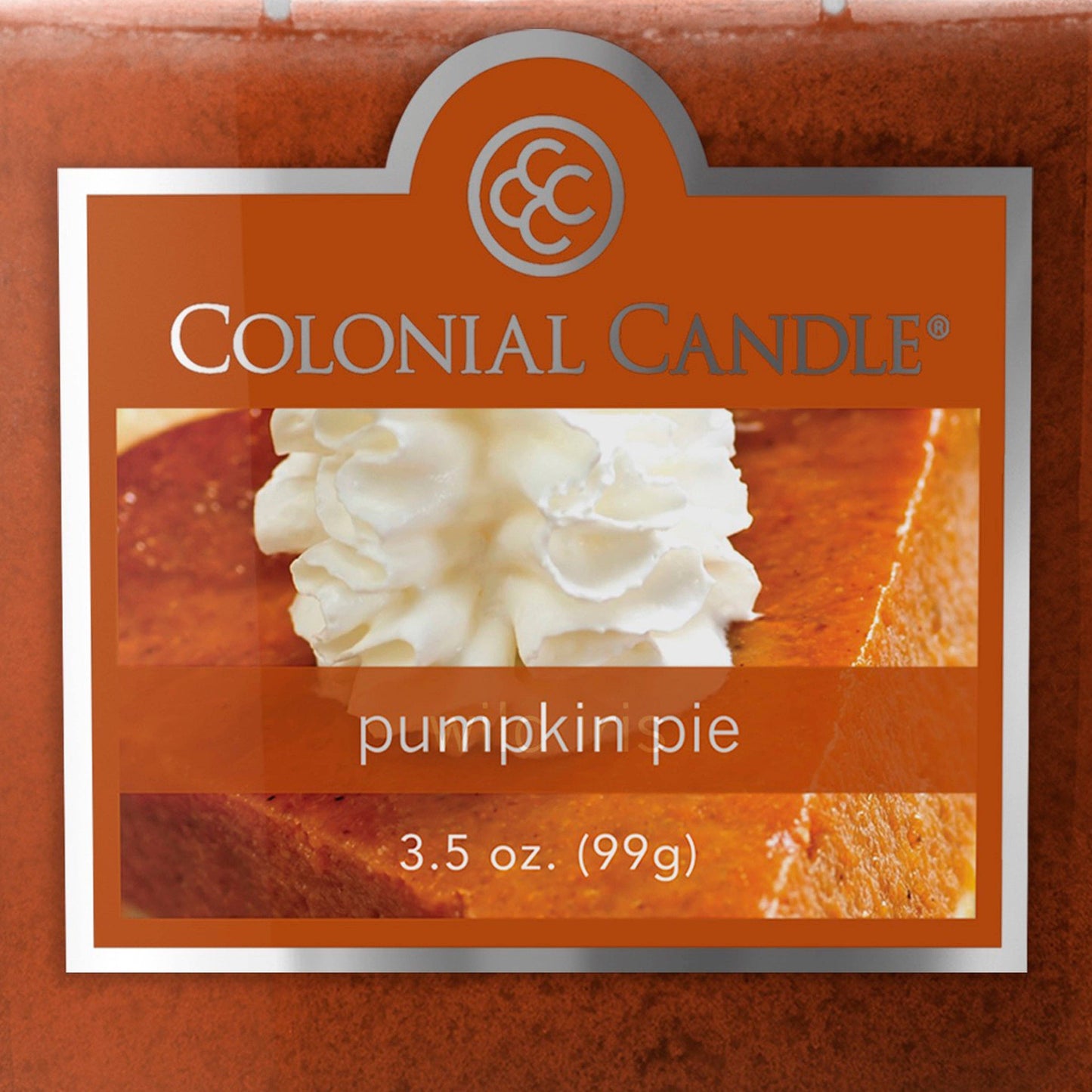 Classic Oval Pumpkin Pie, 2 Wick, 3.5oz