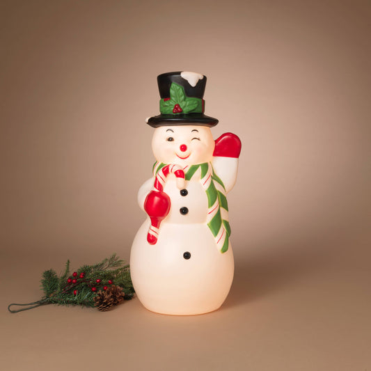 The Gerson Companies - Christmas 24"H UL Electric Blow Mold Christmas Snowman Light