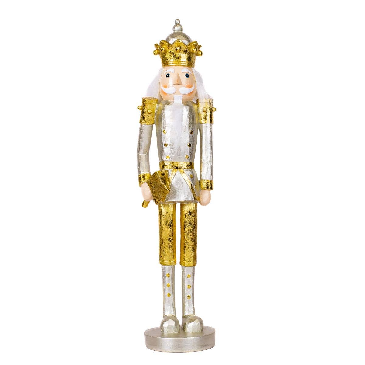 The Royal Standard - Edgar Nutcracker   Gold/Silver   3.75x15
