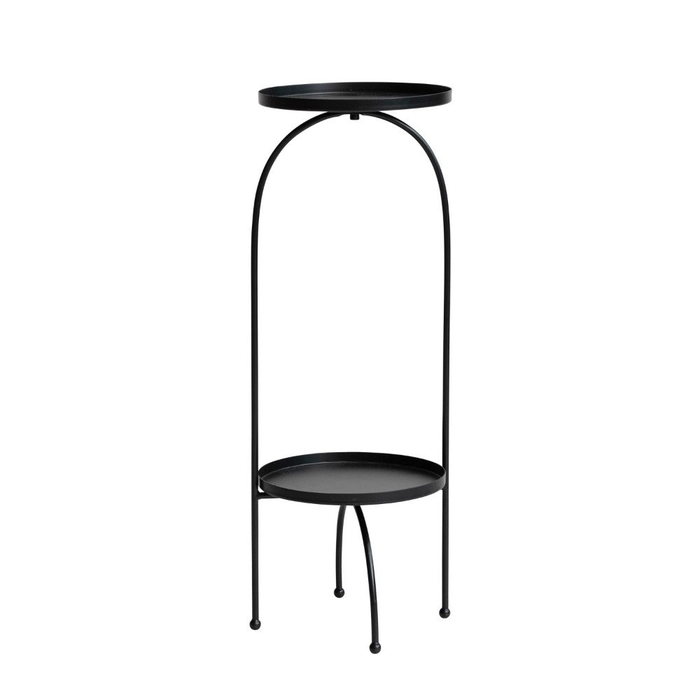 Metal Table/Plant Stand, Black|12476