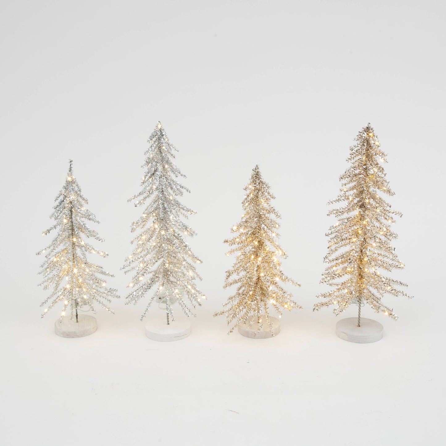 The Gerson Companies - Christmas LargeB/O Christmas Tree Lights w/ Timer, Lg is 20"H