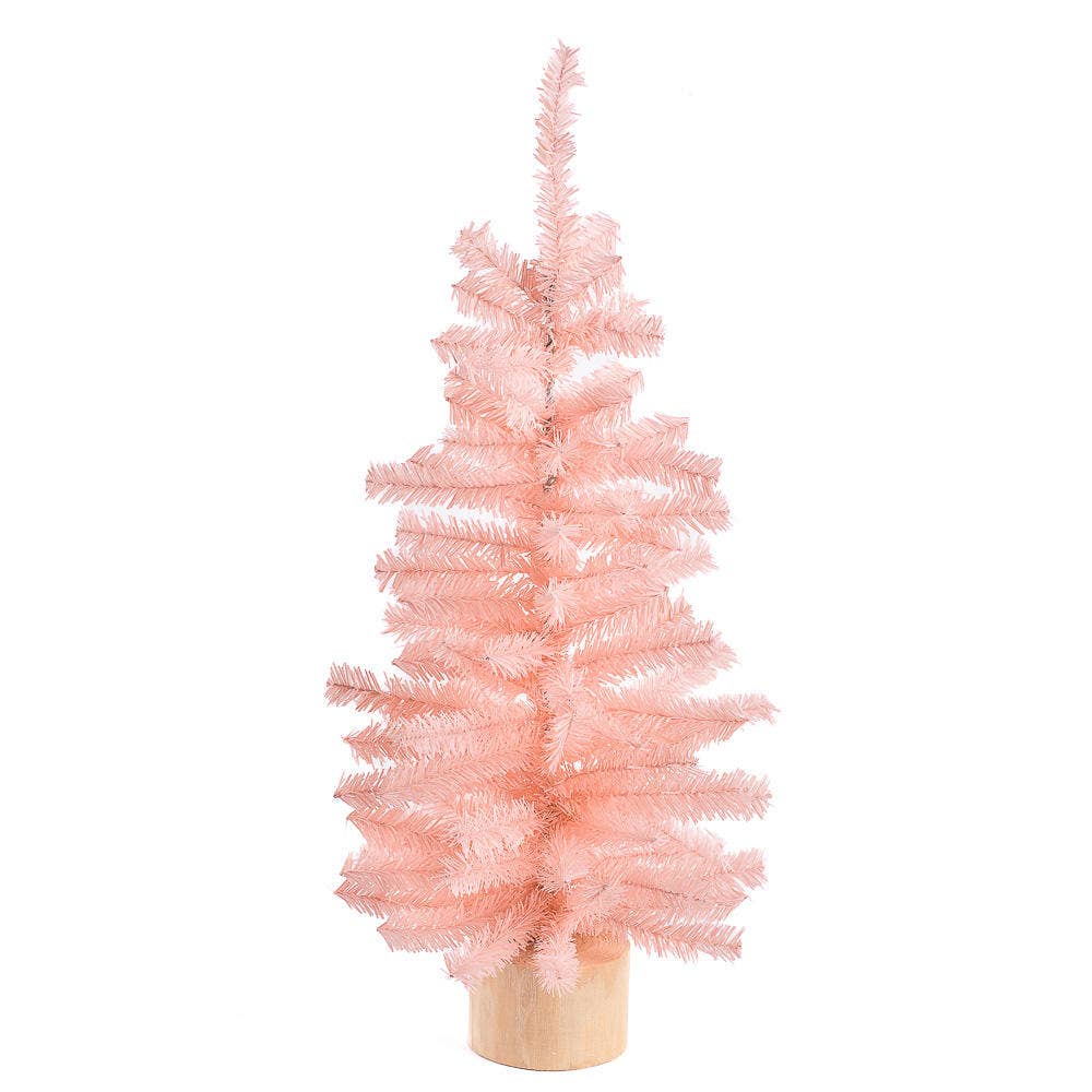 Factory Direct Craft - 18" Designer Pink Artificial Canadian Pine Tree