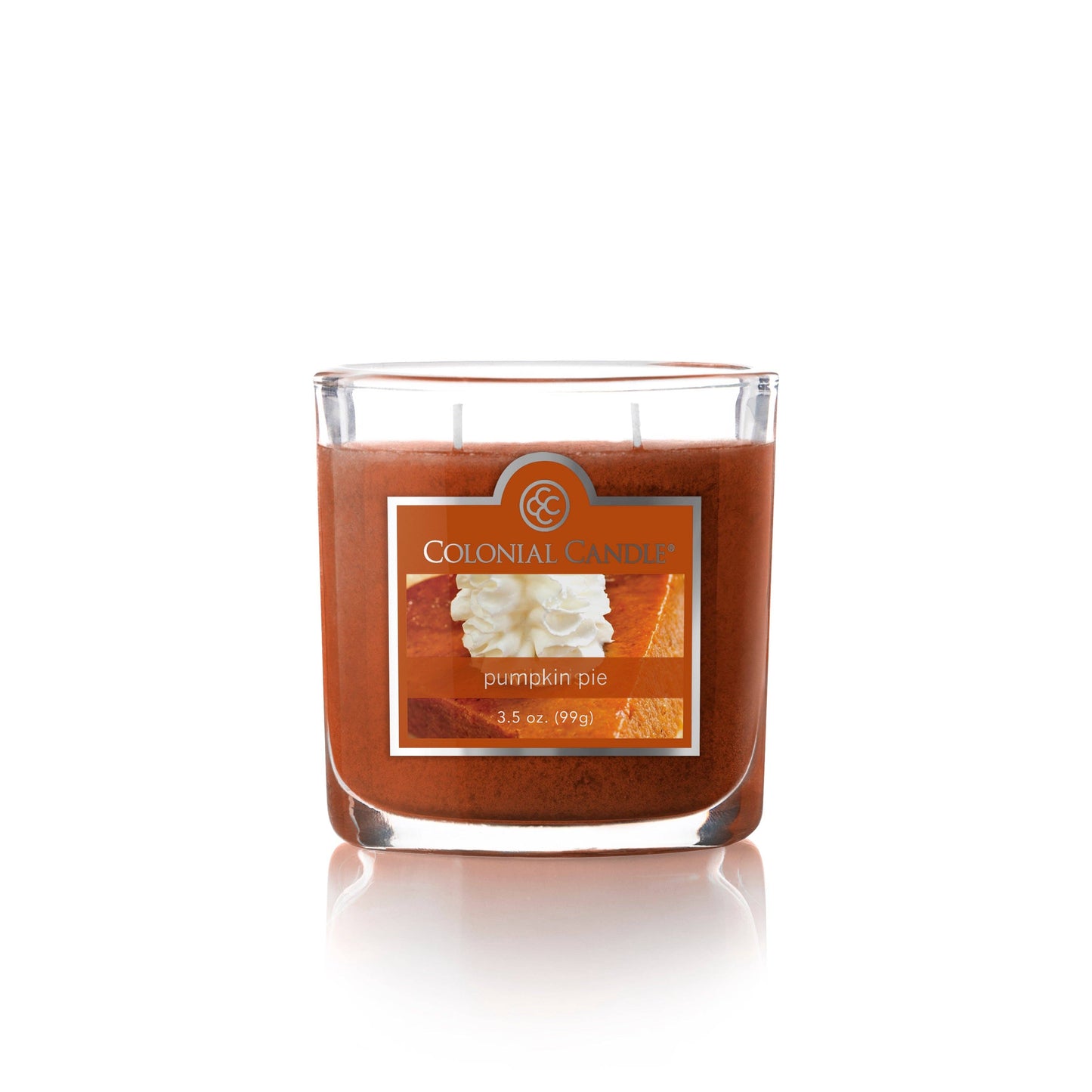 Classic Oval Pumpkin Pie, 2 Wick, 3.5oz