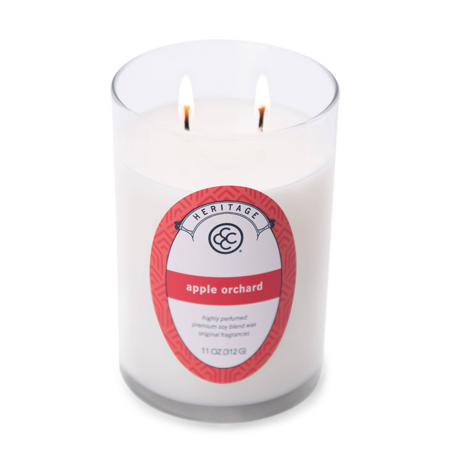 Heritage Cylinder Apple Orchard, 2 Wick, 11 oz