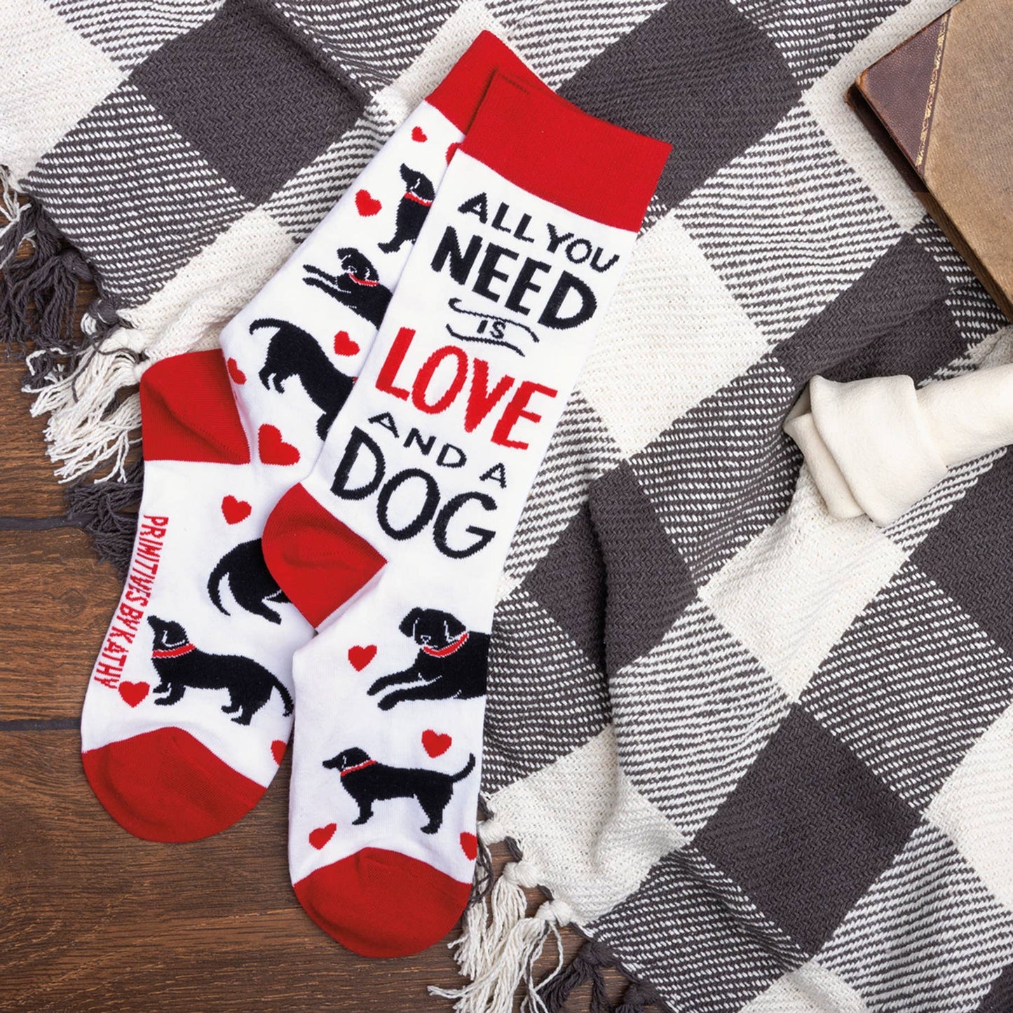 All You Need Is Love And A Dog Socks