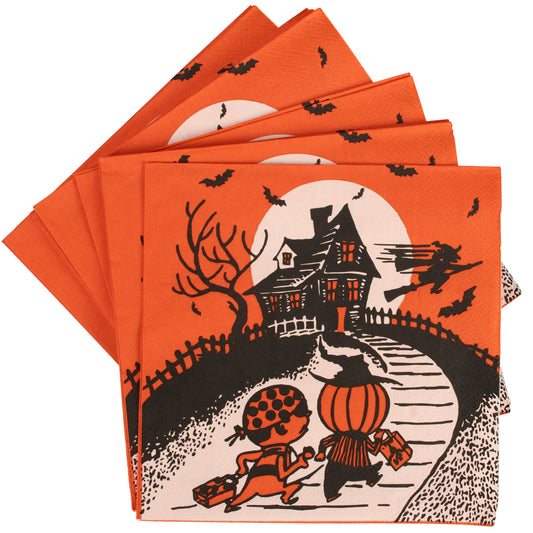 Vintage Halloween Dinner Napkin