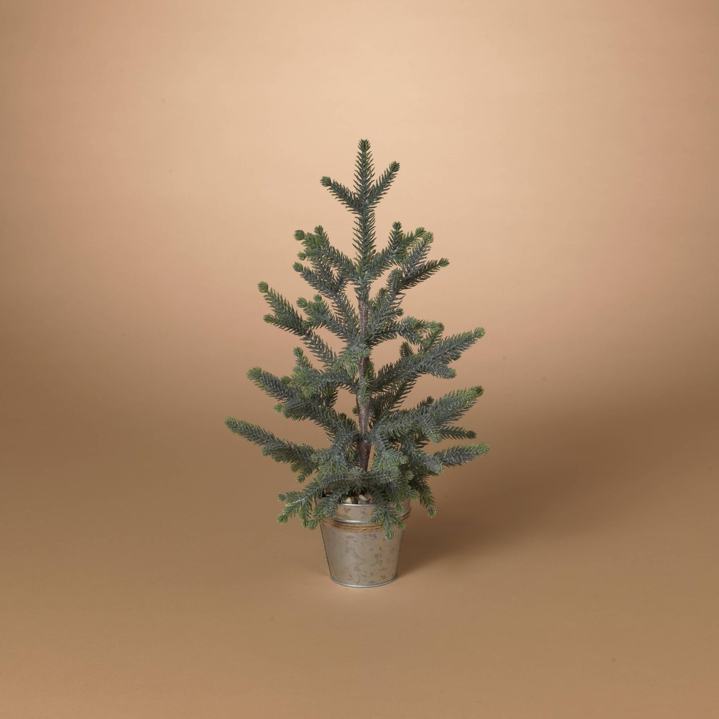 The Gerson Companies - Christmas 18"H Holiday Pine Tree in Meta