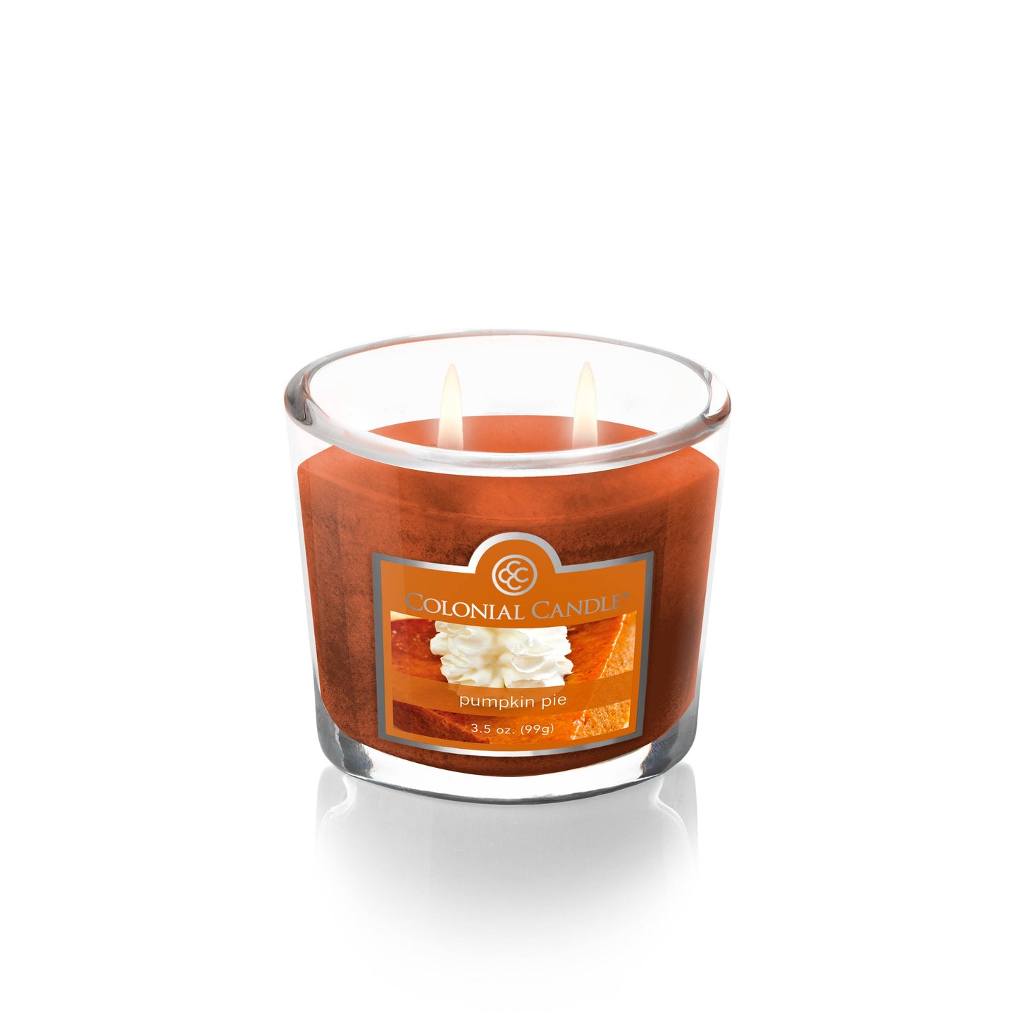 Classic Oval Pumpkin Pie, 2 Wick, 3.5oz