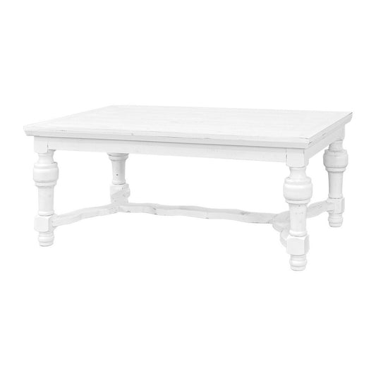 Lufkin Coffee Table, Sanded White|11535