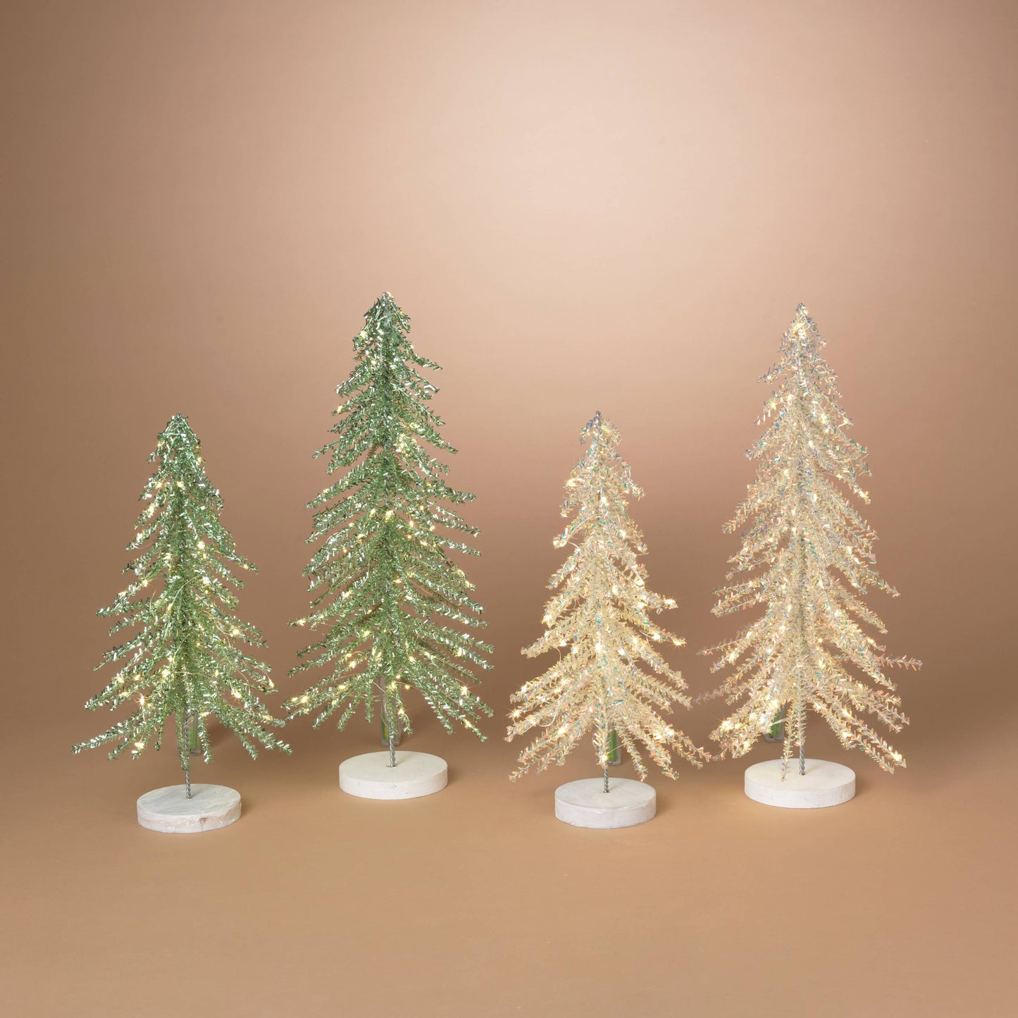 The Gerson Companies - Christmas LargeB/O Christmas Tree Lights w/ Timer, Lg is 20"H