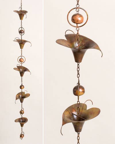 Flamed Calla Lily Ornament