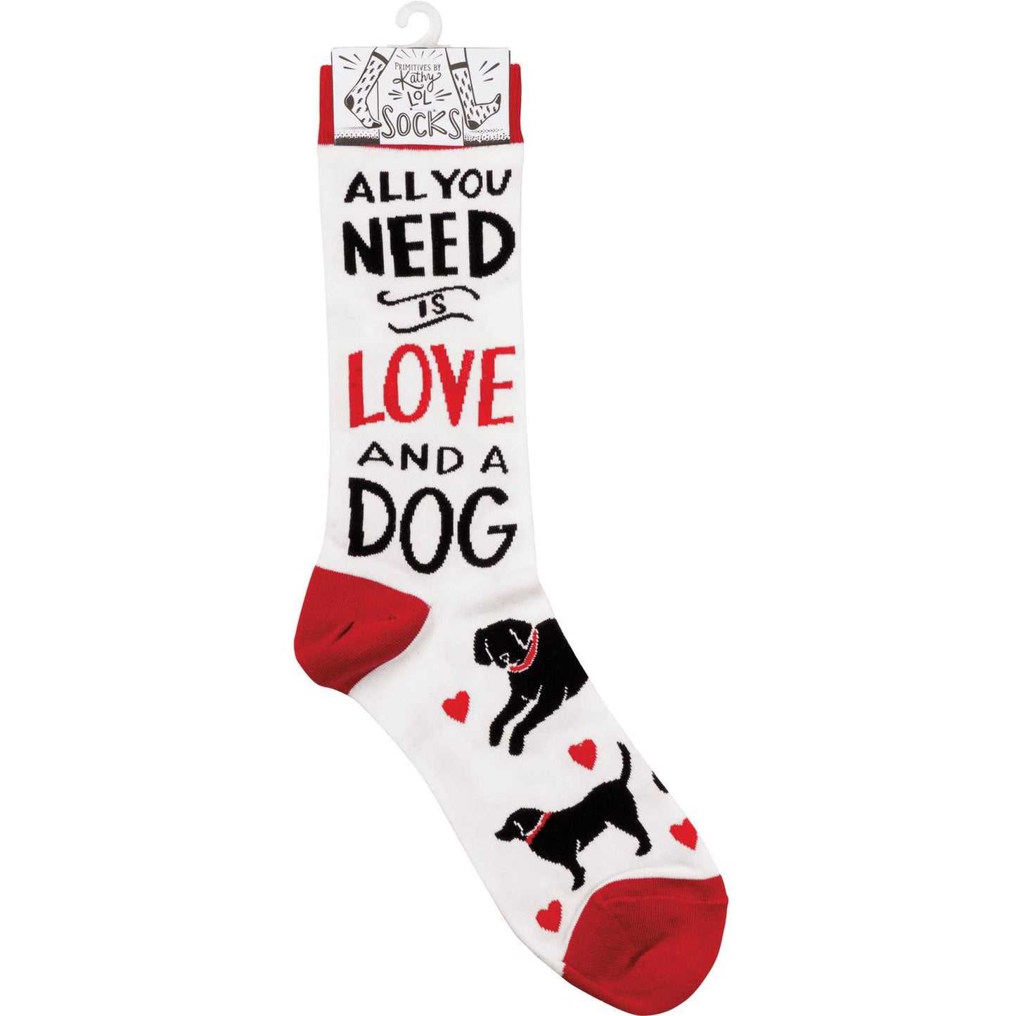 All You Need Is Love And A Dog Socks
