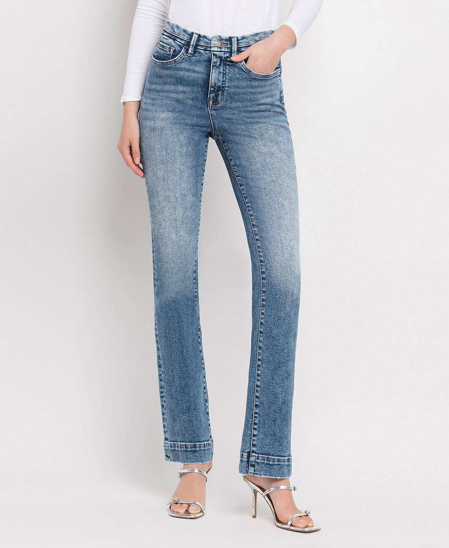 TUMMY CONTROL HIGH RISE BOOTCUT JEANS LV1310