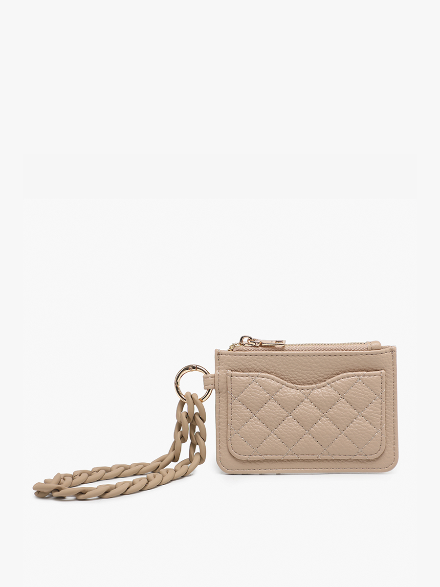 Jen & Co. - WL2368 Rhodes Quilted Wallet w/ Chain Bangle