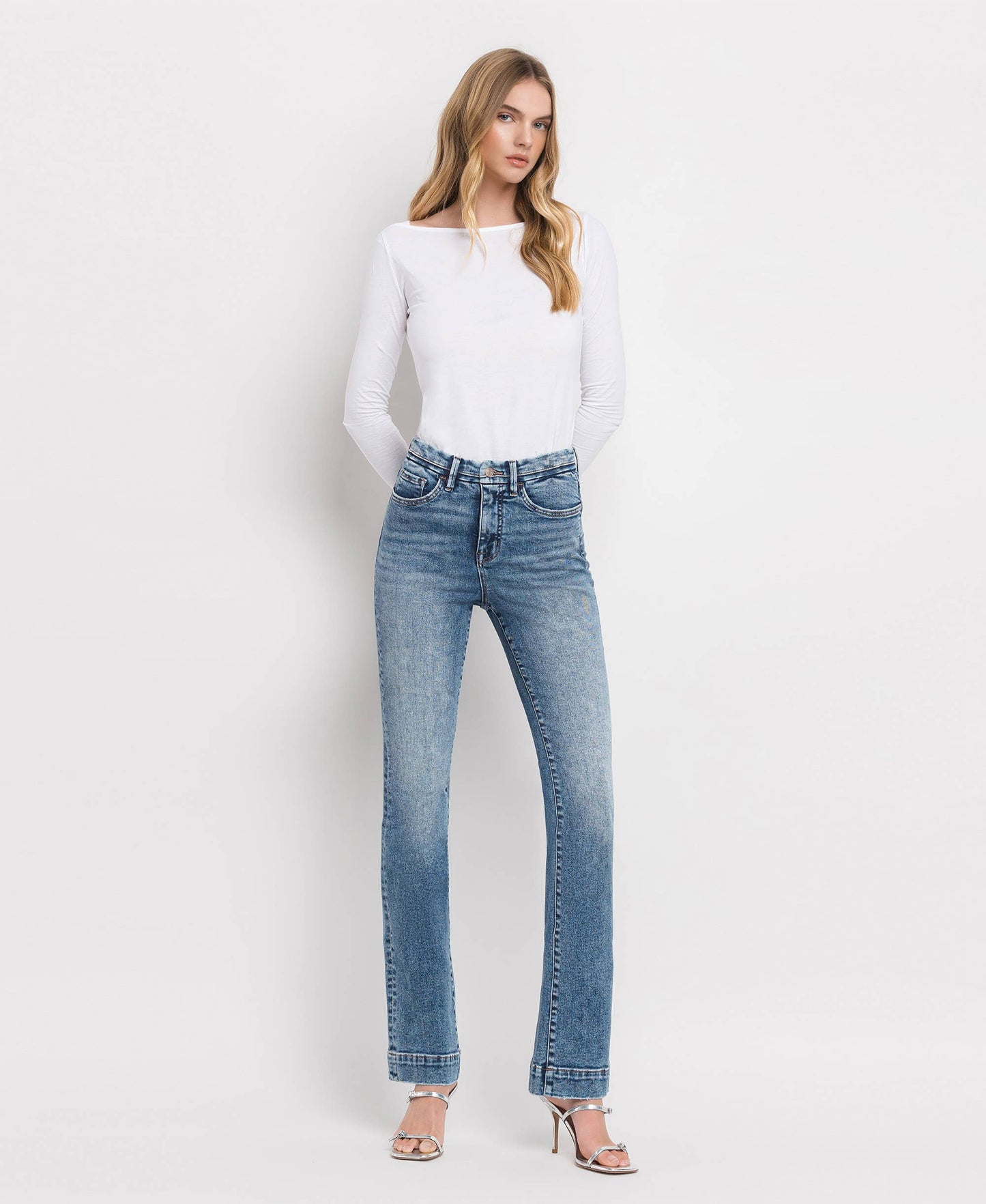 TUMMY CONTROL HIGH RISE BOOTCUT JEANS LV1310