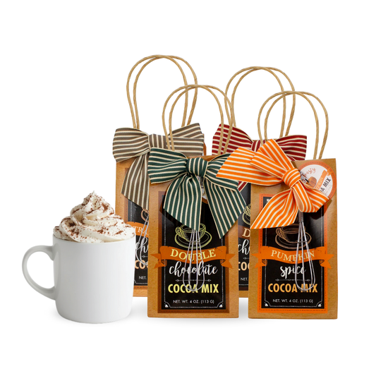 Warm Winter Cocoas - Pumpkin, Double Chocolate, Traditional