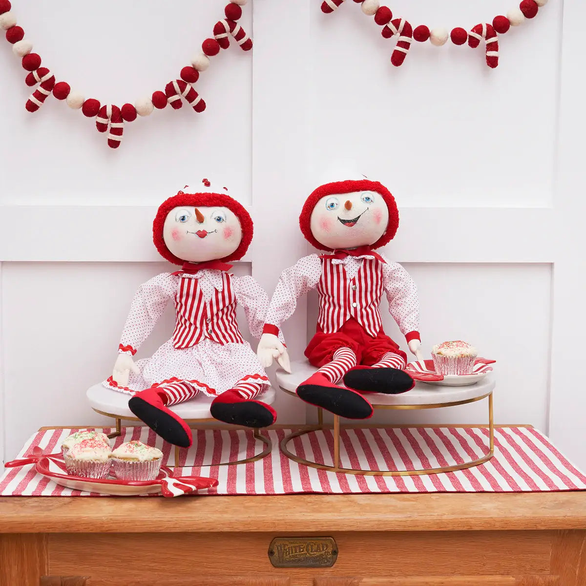 C&F Home - Sidney Snowman Gathered Traditions Art Doll