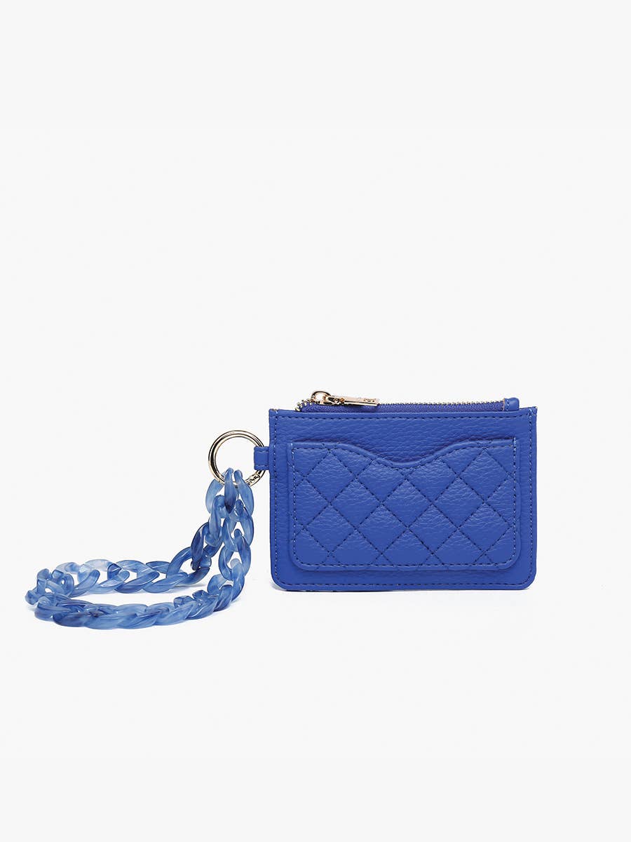 Jen & Co. - WL2368 Rhodes Quilted Wallet w/ Chain Bangle